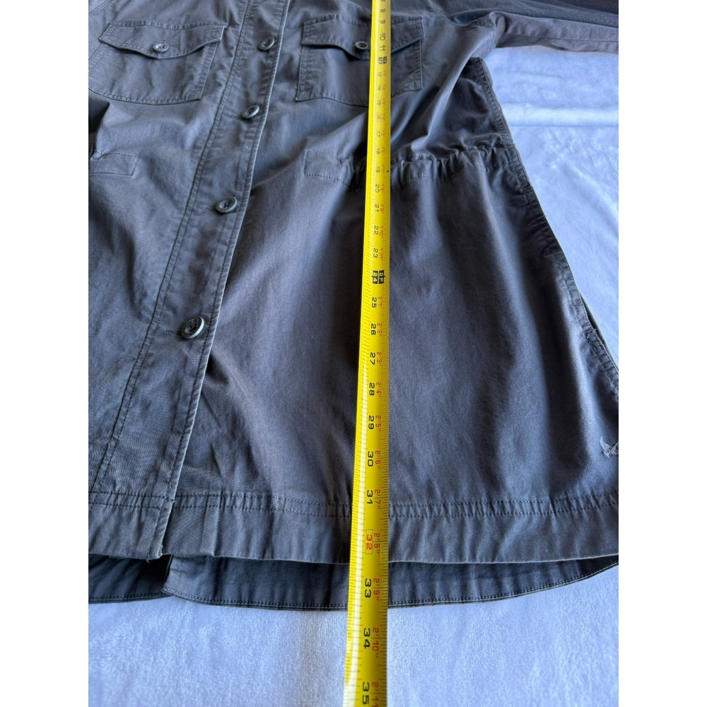 Eddie Bauer Utility Field Jacket Womens XL Gray Gorpcore Rugged Outdoor Hiking - Picture 7 of 15